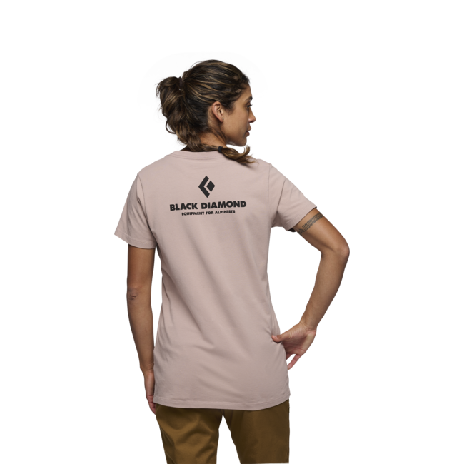 Black Diamond Women's T-shirt Equipment for Alpinists, Pale Mauve