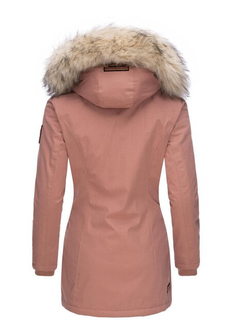 Navahoo Cristal Women's Winter Jacket with Hood and Fur