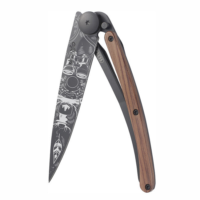 Deejo 4+1 Knife Set, Earth