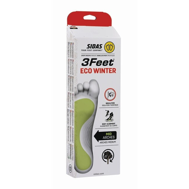 Sidas 3Feet Eco Winter Mid Insoles with Support