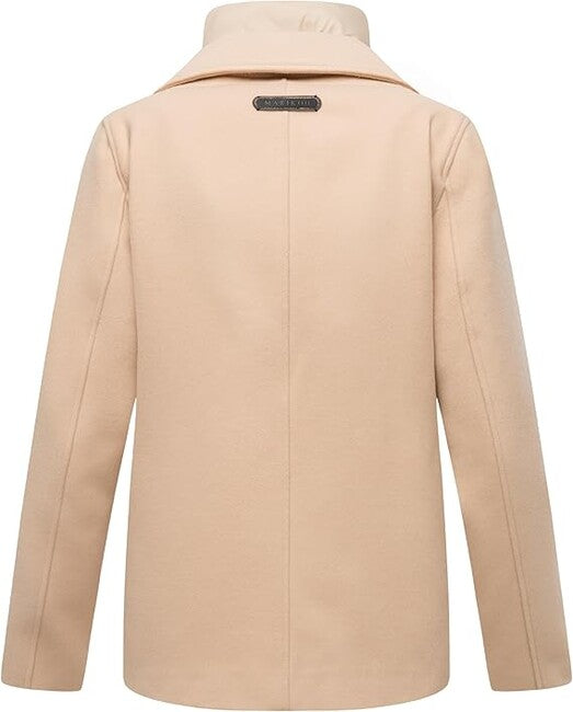 Marikoo Women's Short Jacket with Removable Collar Aylaraa