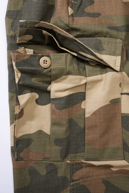 Brandit Women's BDU Ripstop Pants, Light Woodland
