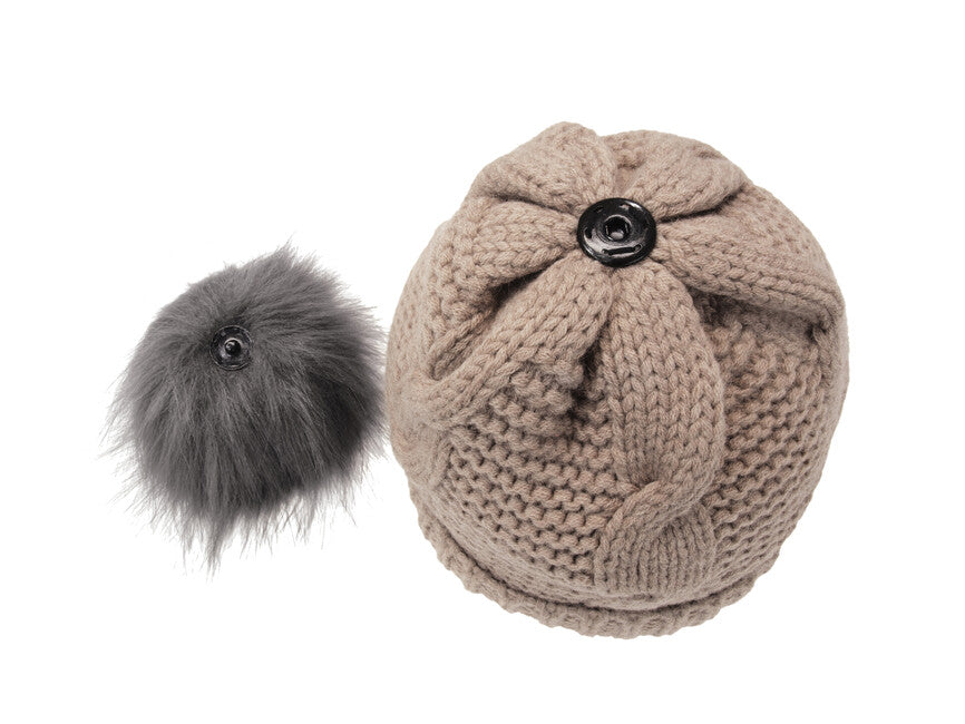 Origin Outdoors Bobble Σκούφος Merino, μπεζ