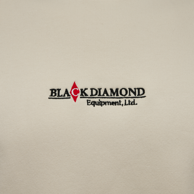 Black Diamond Women's Heritage Wordmark Men's Hoodie, Off White