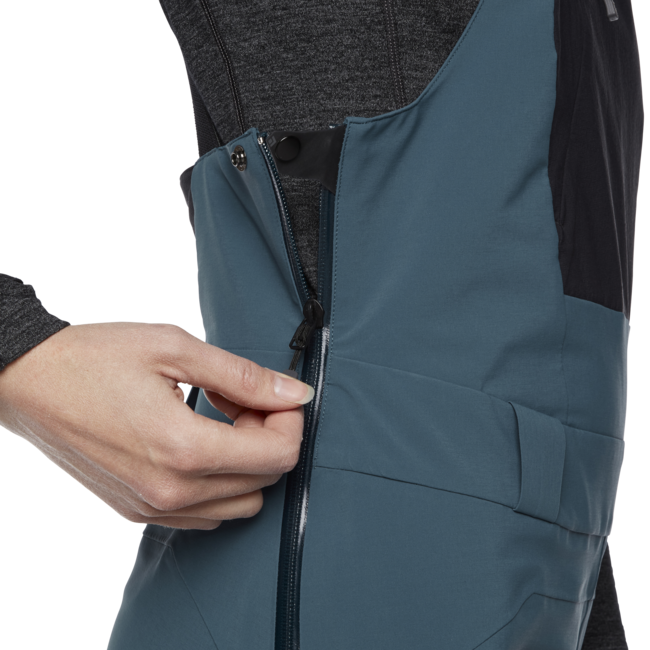 Black Diamond Women's Bib Pants Recon Stretch Bibs, Azurite