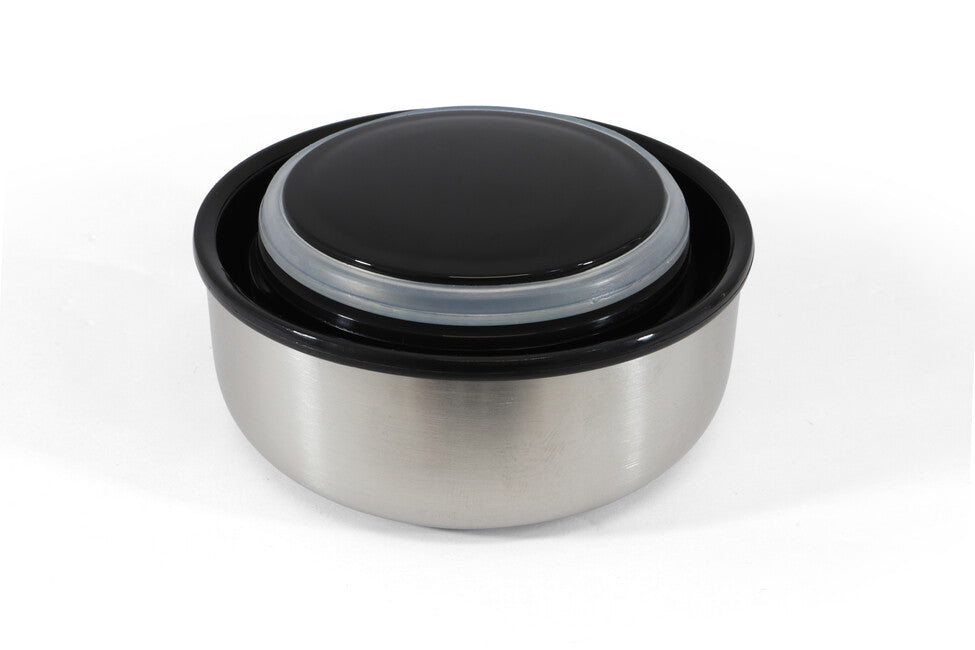 BasicNature Stainless Steel Food Container 0.4 l