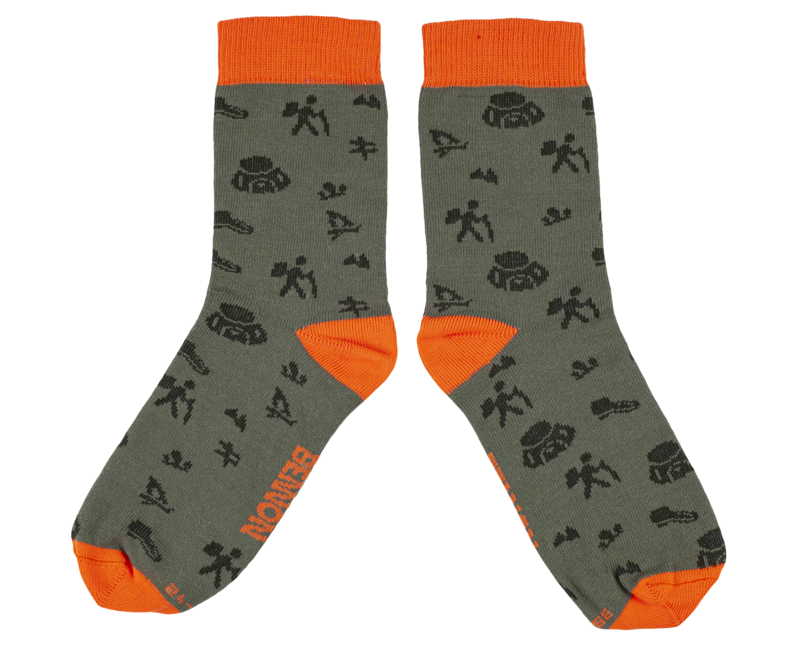 BENNON Bennonky Socks, Green/Orange