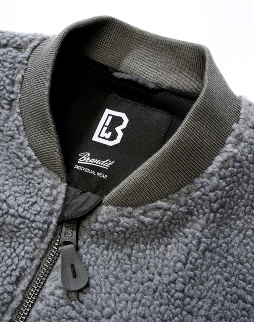 Brandit MA1 Sherpa Jacket, Anthracite