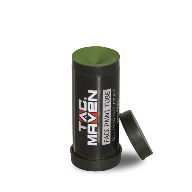 Pentagon Face Paint Tube, Black and Olive