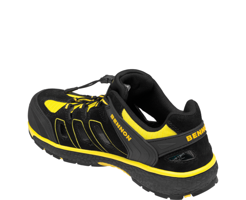 BENNON Bombis S1 ESD NM Work Sandals, Yellow