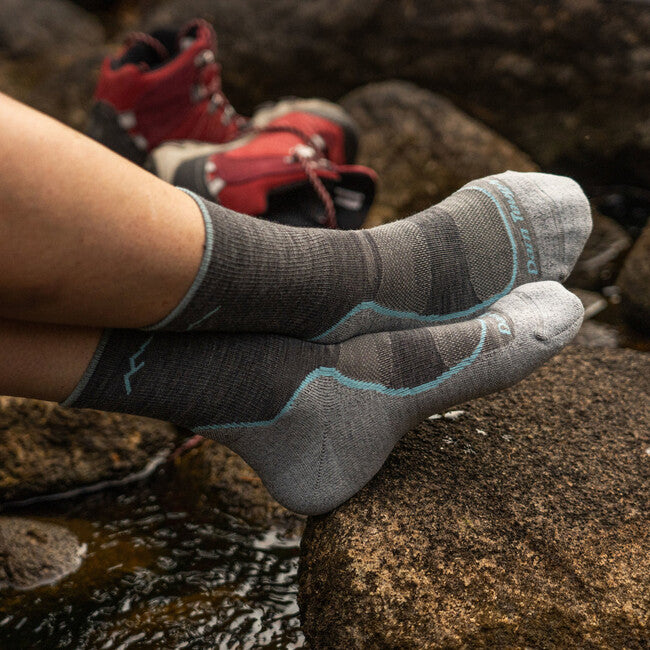Darn Tough Ponožky Light Hiker Micro Crew ľahké s vankúšom, Slate