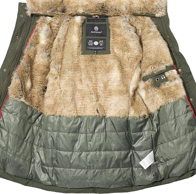Marikoo Women's Winter Jacket Nekoo with Hood