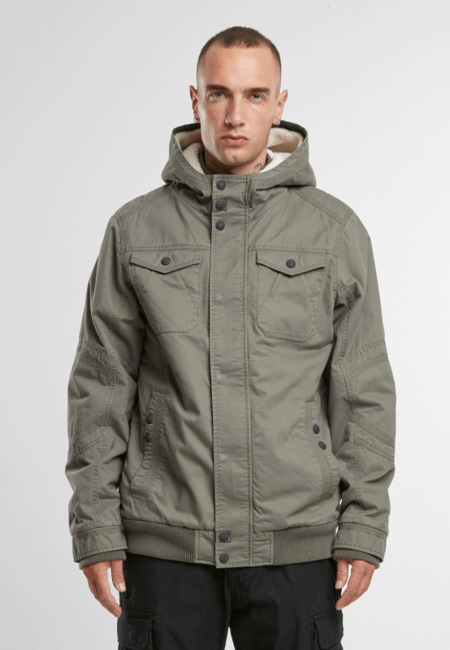 Brandit Men's Meadow Jacket, Olive