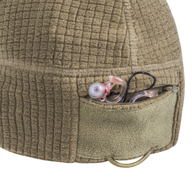 Helikon-Tex Range Beanie Grid Fleece, Olive Green