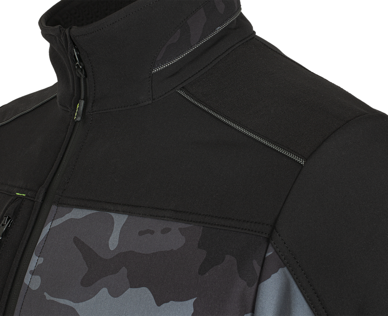 BENNON Camos Softshell Jacket, Black/Grey