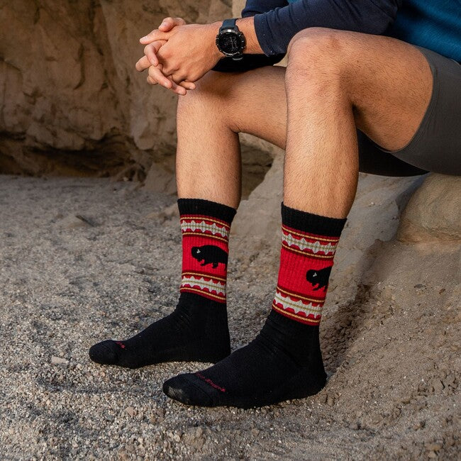 Darn Tough VanGrizzle Boot Midweight Cushion Socks, Black