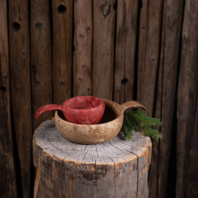 KUPILKA 33 Reindeer Children's Bowl, Brown