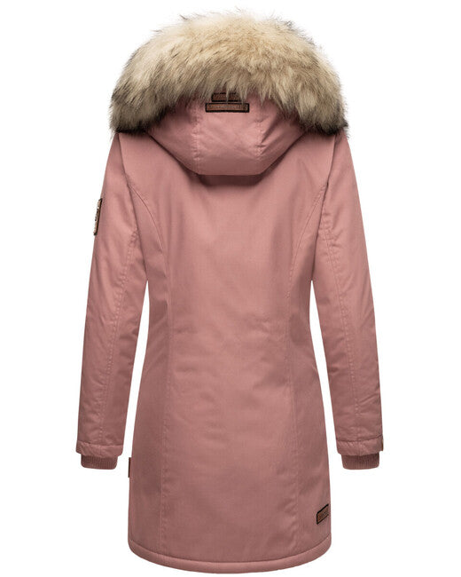Navahoo Women's Winter Jacket Cristal with Hood and Fur