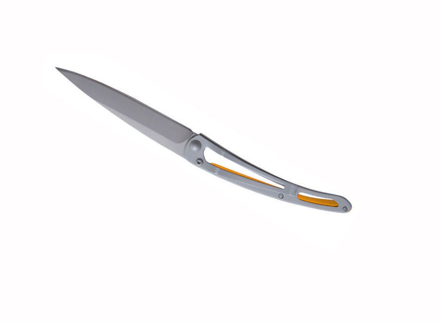 Deejo Folding Knife, Orange