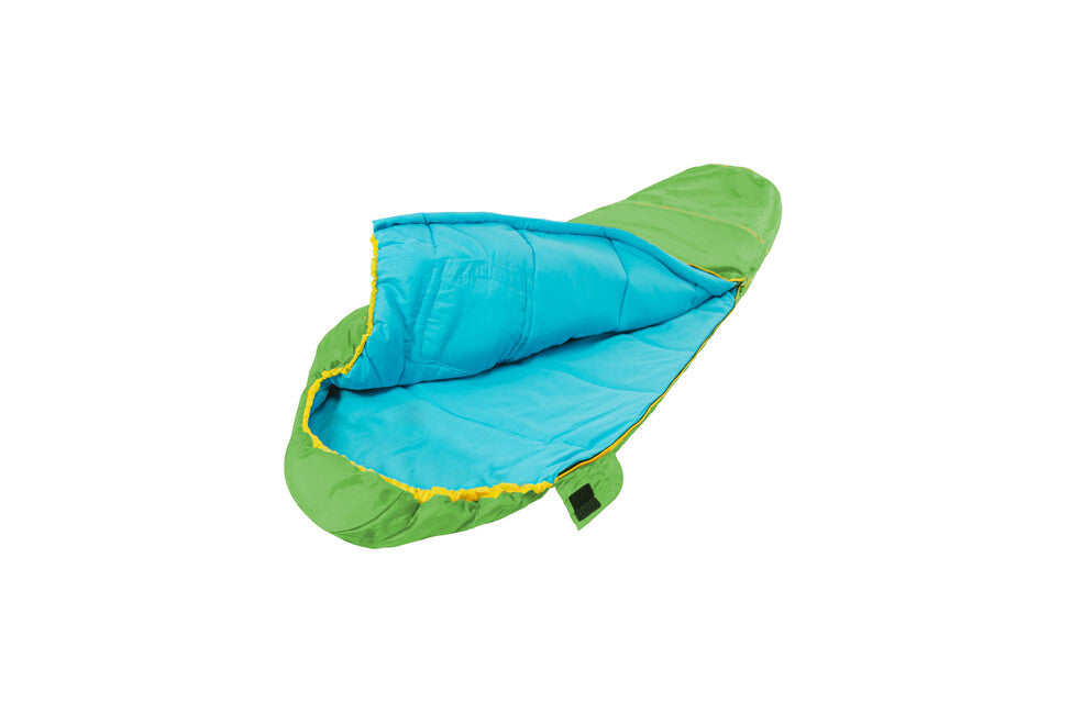 Grüezi-Bag Kids Colorful Grueezi Children's Sleeping Bag, Gecko Green