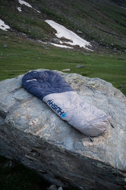 HUSKY Dopy Paper Winter Sleeping Bag -25, Blue/Grey
