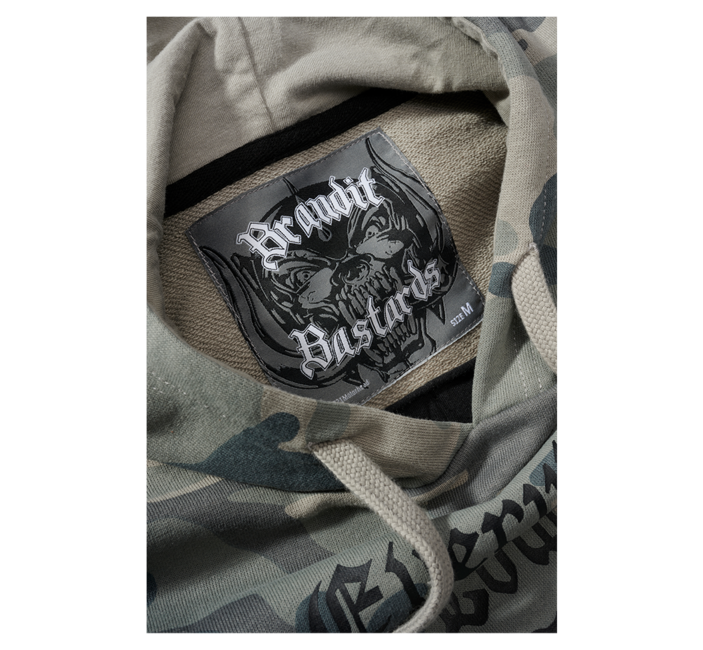 Brandit Motörhead Hoodie, Grey Camo
