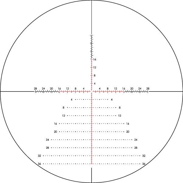 Vortex Optics Razor® HD Gen III 6-36x56 FFP EBR-7D MOA Rifle Scope