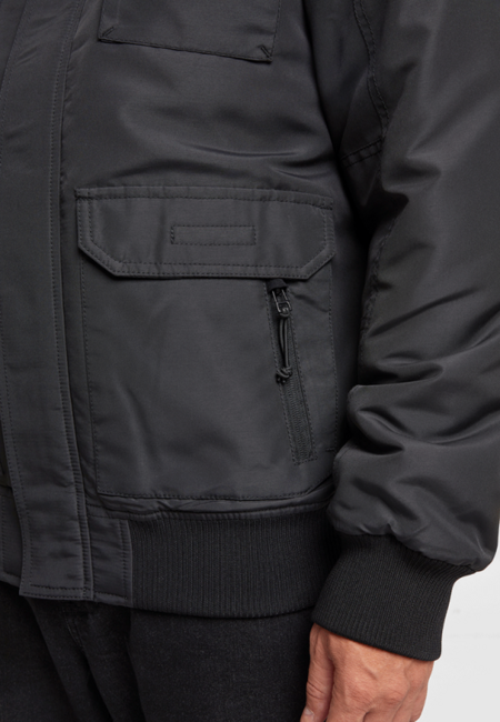 Brandit Men Exploration Men's Winter Jacket, Black
