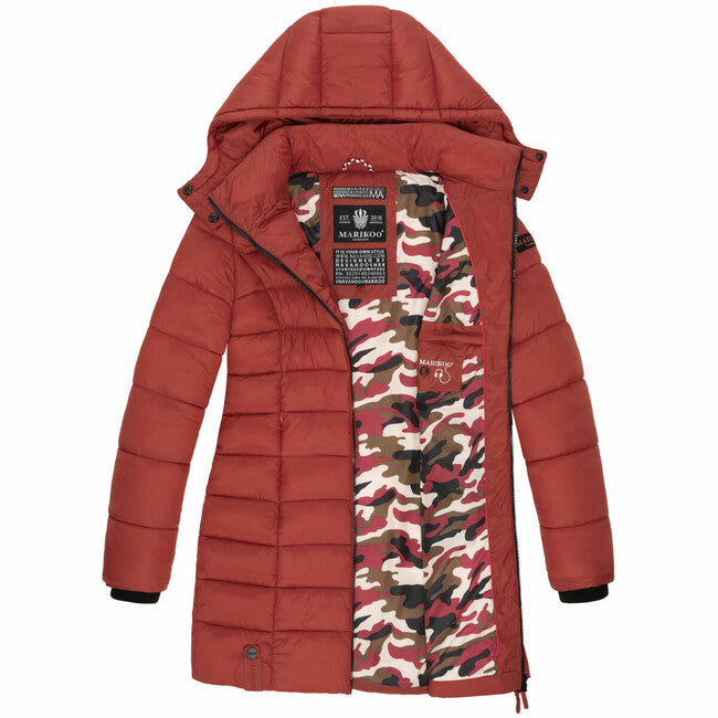 Marikoo Women's Quilted Hooded Jacket Abendsternchen