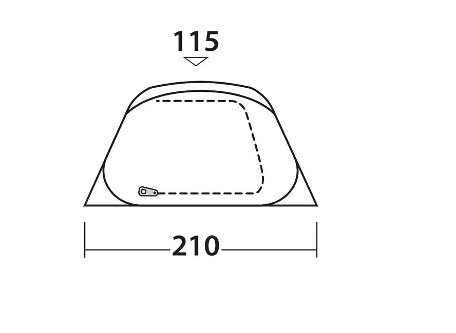 Easy Camp Flameball 300 Pop-Up Tent, 3-Person