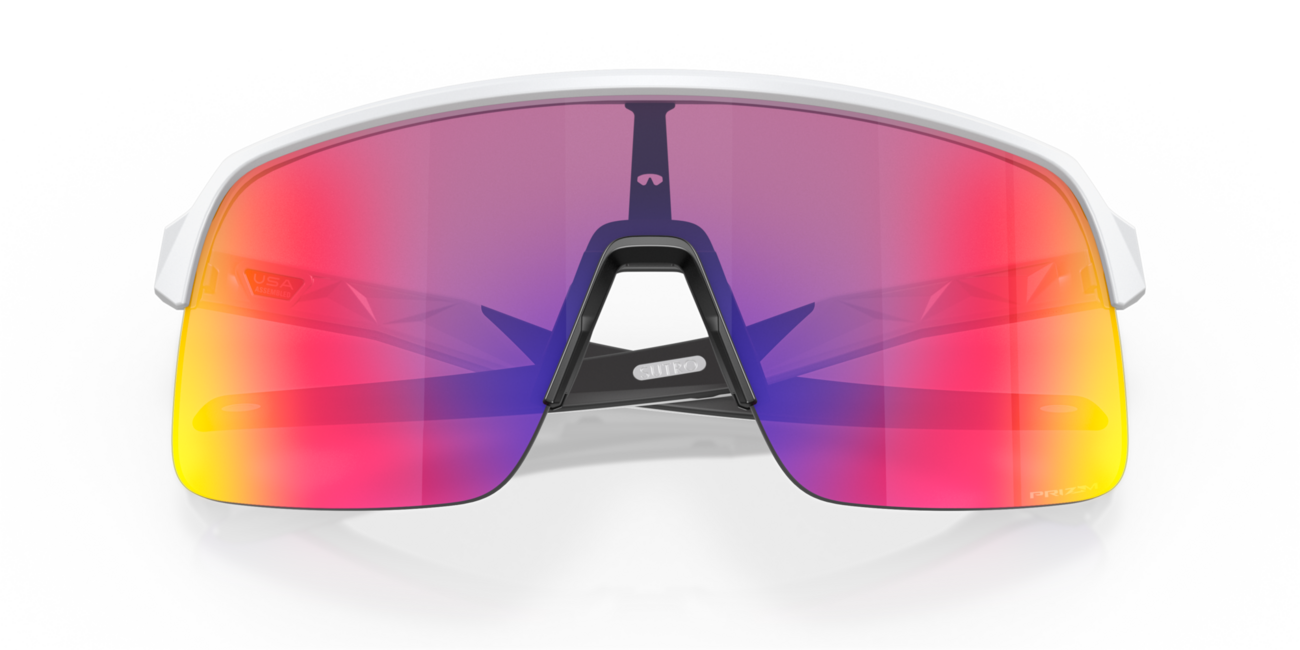 Oakley Sutro Lite Sunglasses, Matte White Frame, Prizm Road Lenses