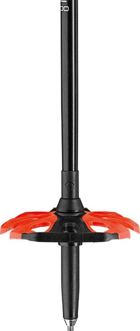 LEKI Haute Route 2 Ski Touring Poles, Dark Anthracite/Dark Red/Black