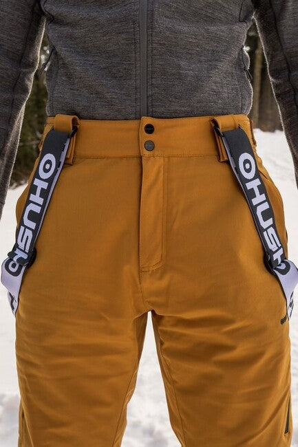 HUSKY Mitaly Men's Ski Pants, Mustard