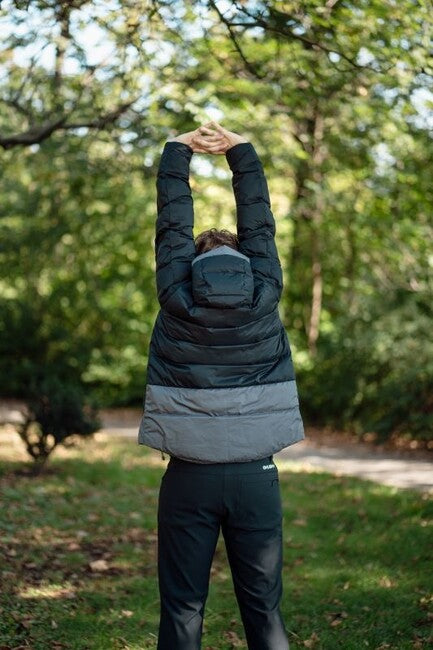 HUSKY Durra Men's Down Jacket, Black/Grey