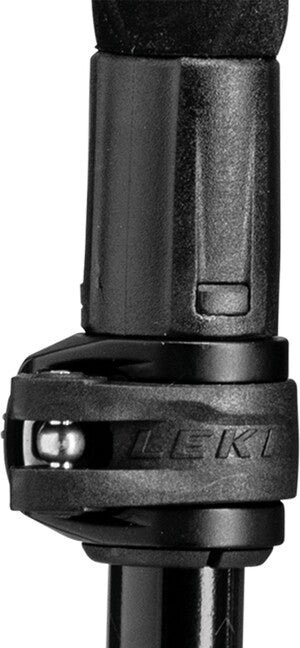 LEKI Trekking Poles Black Series FX Carbon, Black-Clear-Natural Carbon, 110-130 cm