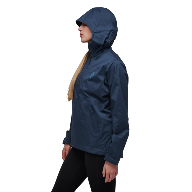 Black Diamond Women's Stormline Stretch Anorak, Indigo