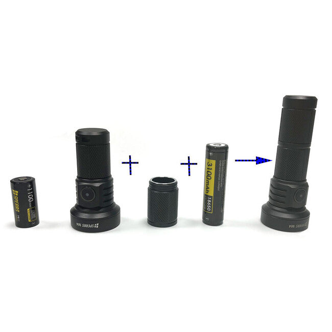 Speras M4 Plus Tube Extension, Black