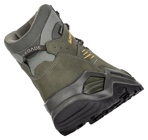 LOWA Renegade EVO GTX MID men's trekking shoes, olive/mustard
