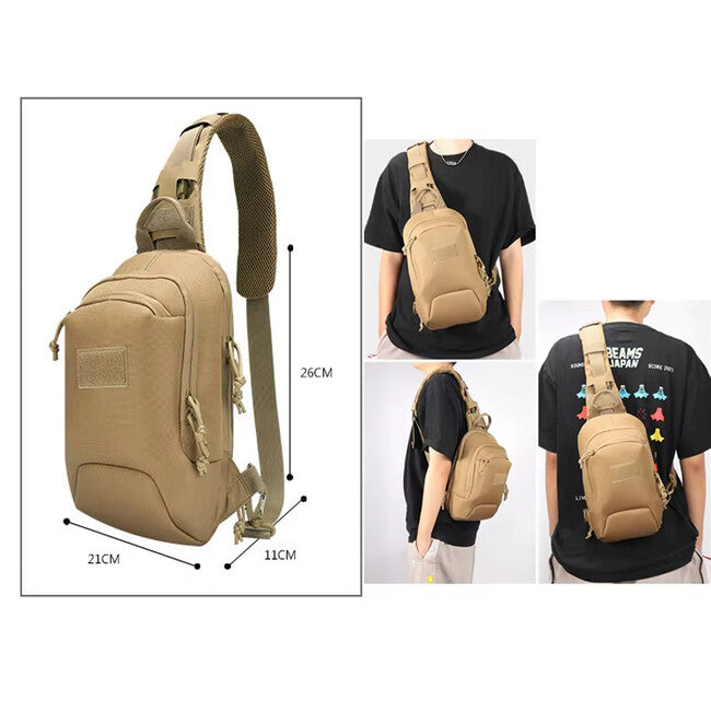 DRAGOWA TACTICAL Mike Single Strap Backpack, Green