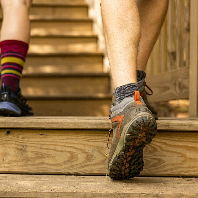 Darn Tough Light Hiker 1/4 Socks, Space Gray