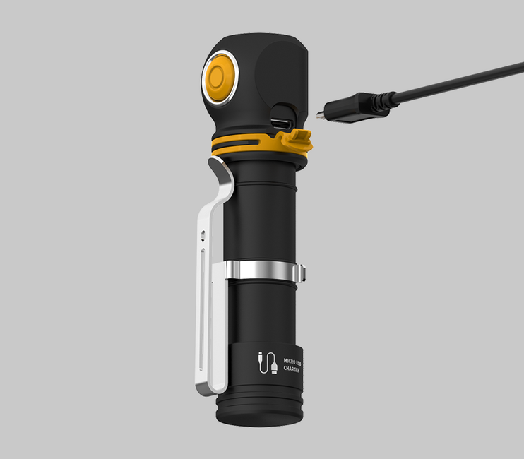 Armytek Elf C2 Cold White LED Headlamp, Battery Powered, 1100 lm, 4800 h, 65 g