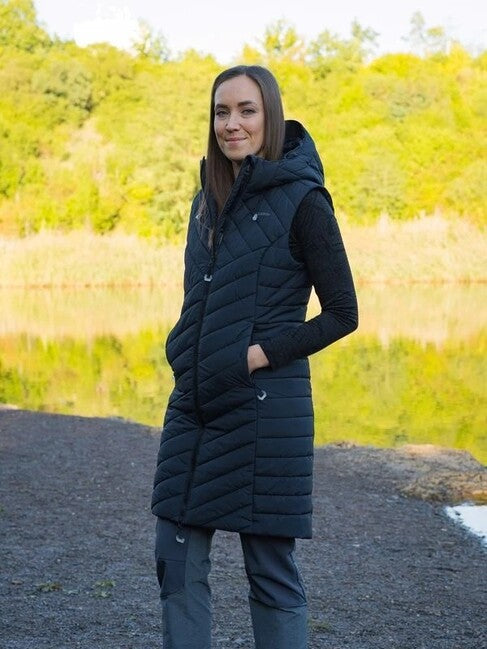 HUSKY Napi Women's Hardshell Vest, Black