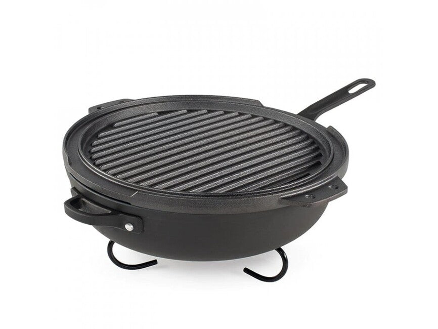 GSI Outdoors Guidecast Griddle Double-Sided Cast Iron Grill 300mm