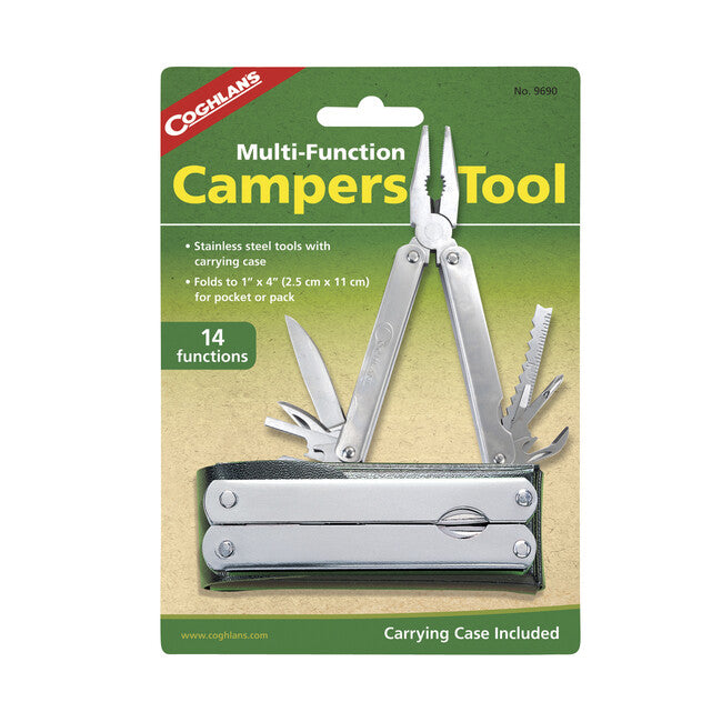 Coghlans CL Camper Camping Tool - Multipurpose Folding Stainless Steel Tool