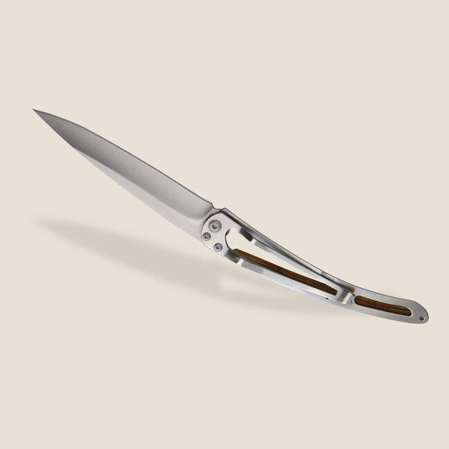 Deejo Tattoo Wood Chef Folding Knife