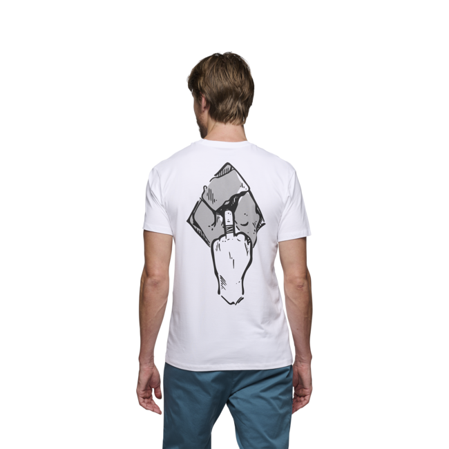 Black Diamond Men's Mono Pocket T-Shirt, White
