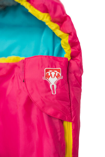 Grüezi-Bag Kids Colorful Grüezi Children's Sleeping Bag, Rose