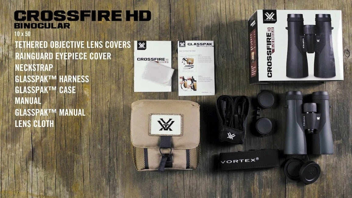 Vortex Optics Crossfire HD Binoculars 10x50