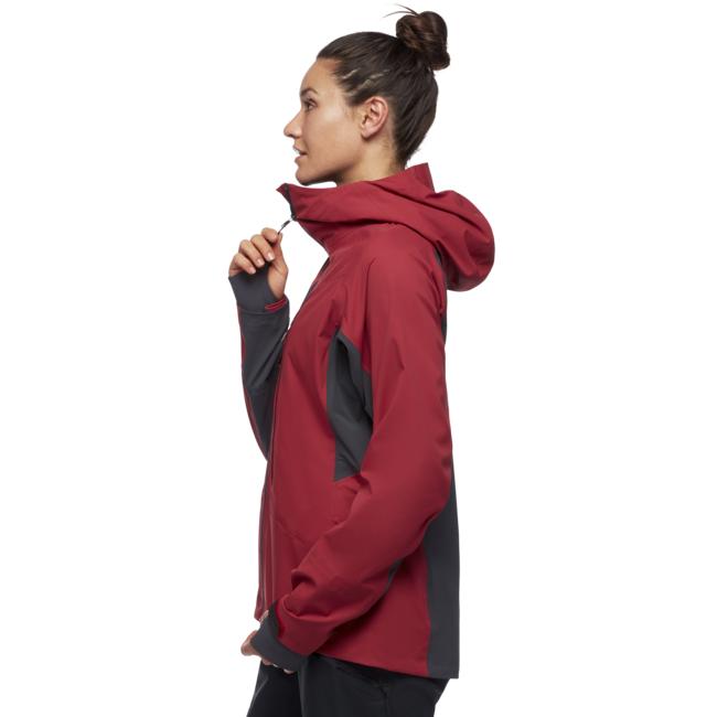 Black Diamond Women's Dawn Patrol Hybrid Shell, Wild Rose