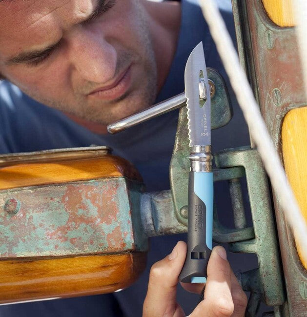 Opinel Outdoor N°08 Folding Knife, Blue
